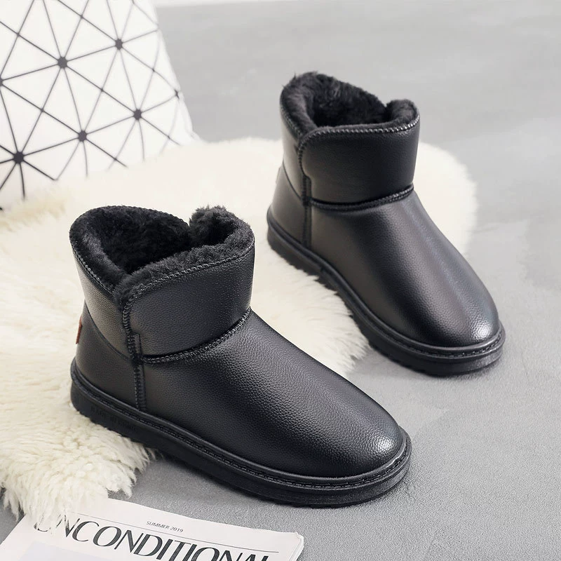 Ботинки на меху для ankles, теплая нескользящая обувь на мягкой подошве, западный стиль, размеры 35–41 (цвет 969‑1)