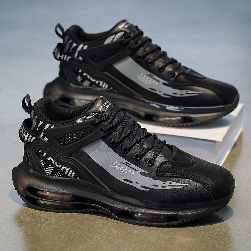Giày chạy bộ nam đệm khí thoáng khí chống trượt giảm chấn kiểu dad shoes — 537 màu đen, 537 trắng xanh, 537 trắng đen