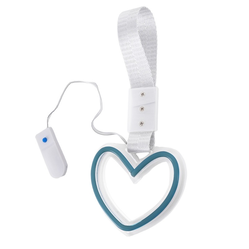 Nuevo automóvil de batería LED decoración interior amor lámpara de atmósfera lámpara de ventana de luz de atmósfera