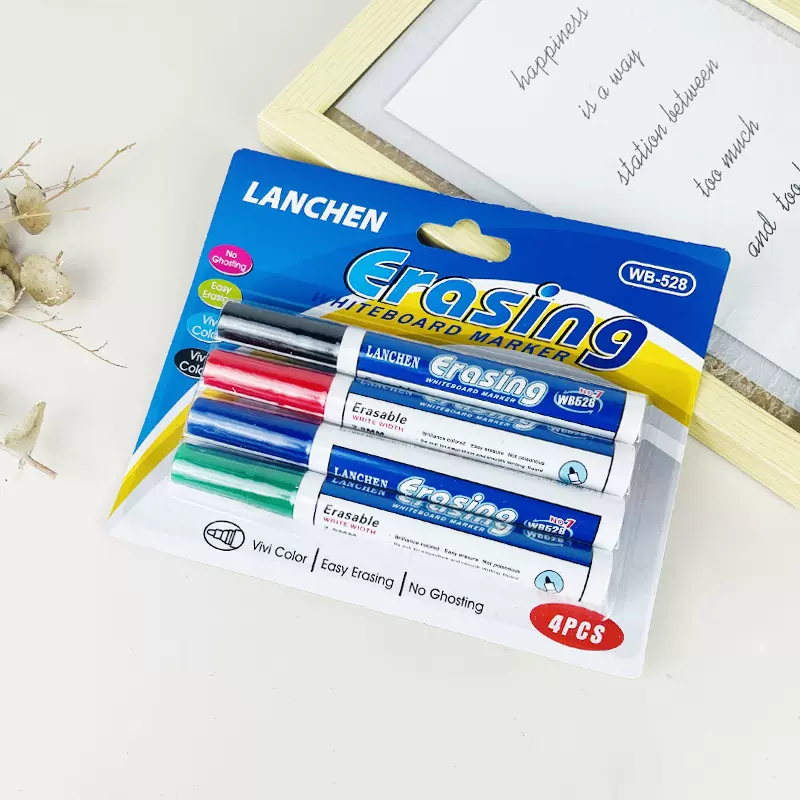 批发可擦儿童白板笔水性粗头记号笔水画板笔办公用品文具