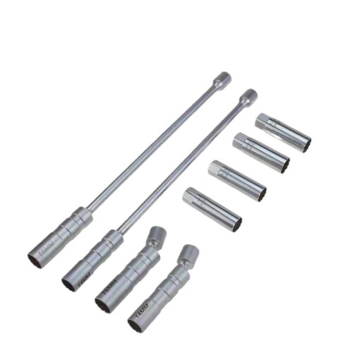 Factory zinc-plated spark plug socket with spring universal spark plug removal tool wholesale