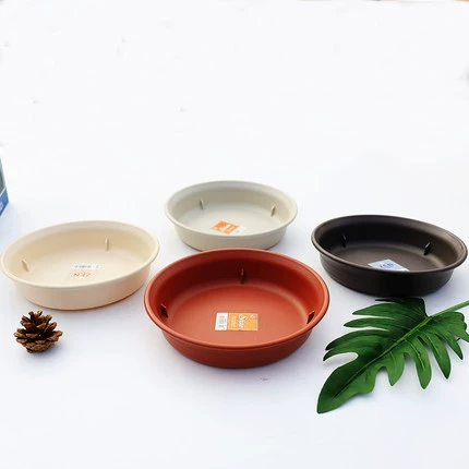 Flowerpot, plastic round landing gear, increased thickness