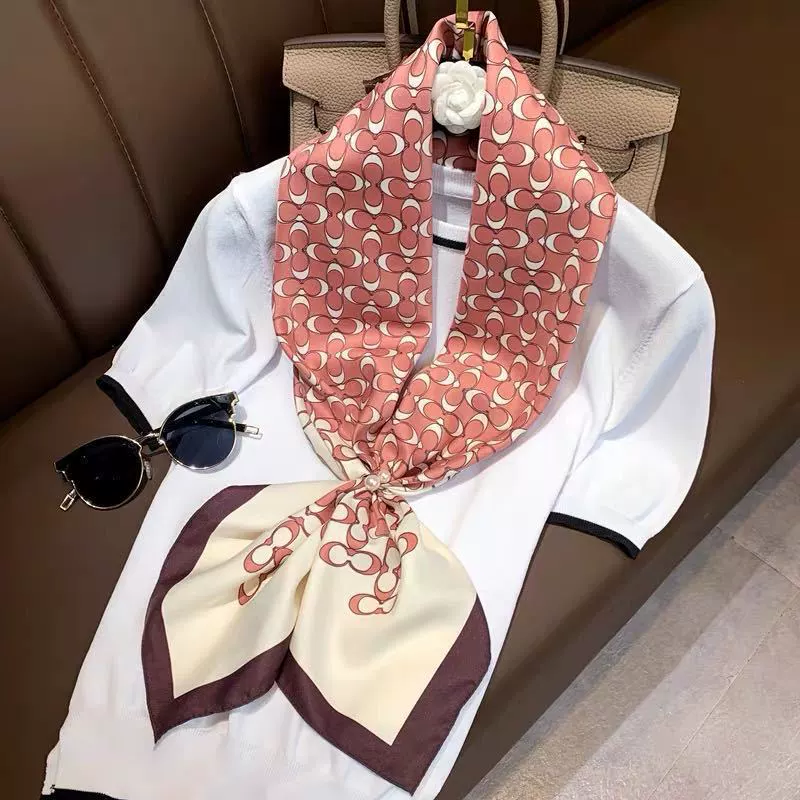 Бейзболка, сумка, пояс, косынка, милый брендовый носовой платок, корейский стиль