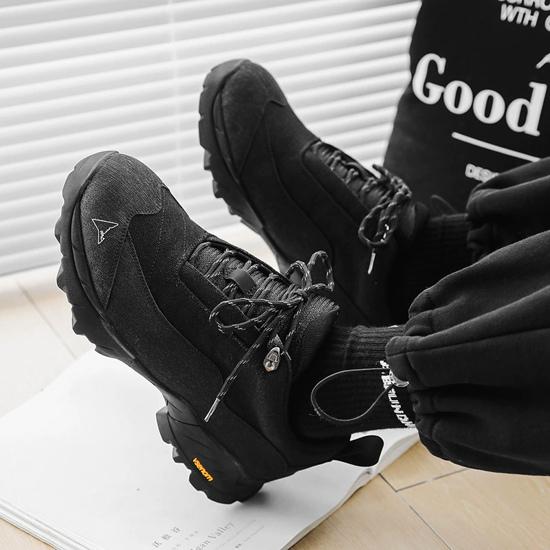 Осень 2023 г. Новая походная обувь, мужские универсальные дышащие кроссовки с увеличенным ростом, нескользящая спортивная обувь для пар на открытом воздухе