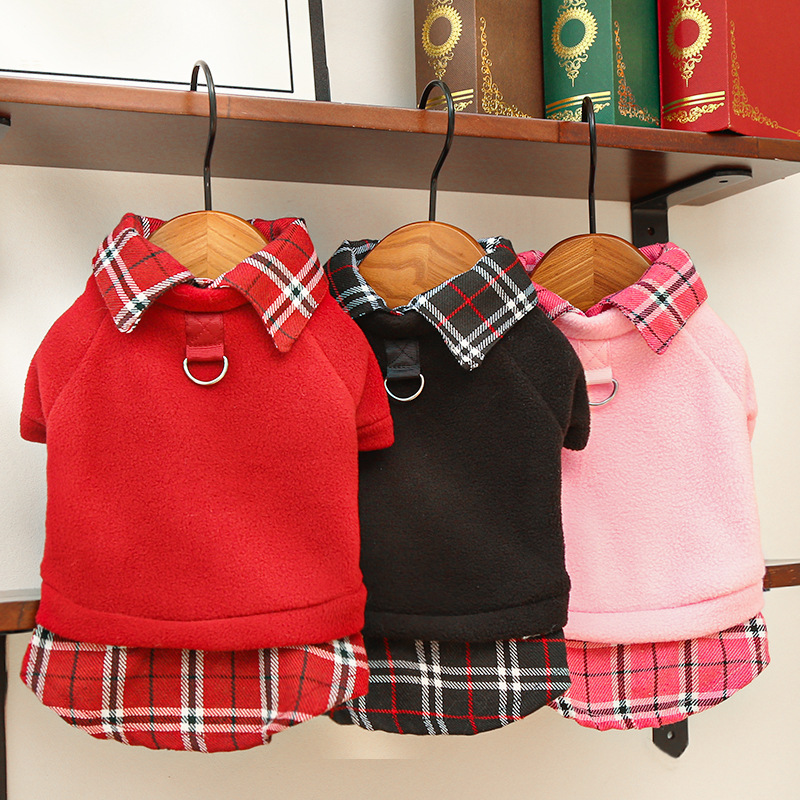 Muñoz de invierno y otoño, dos piezas de ropa de mascotas, accesorios, ropa, gato, perro, oso de peluche.