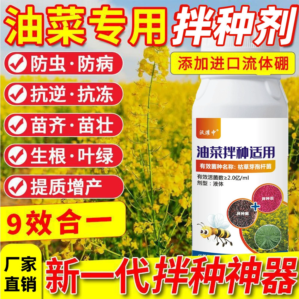 Средство для обработки семян рапса для прорастания, укоренения, профилактики насекомых, профилактики болезней, антибактериального, высокоурожайного покрытия, новое поколение средств для обработки семян.