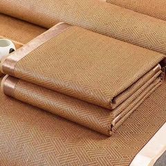 卸売り藤席凉席三点セットは氷糸席を厚くして、家庭用シングル二人の学生寮の夏凉席を折ることができる