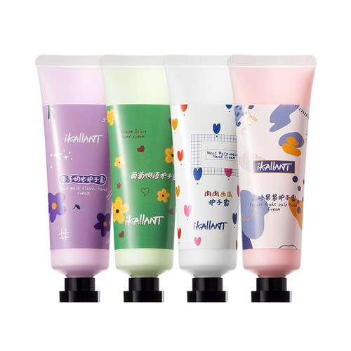 iKALLANT hand cream is moisturizing and hydrating, compact and portable, anti-dry and cracked, taro flavor