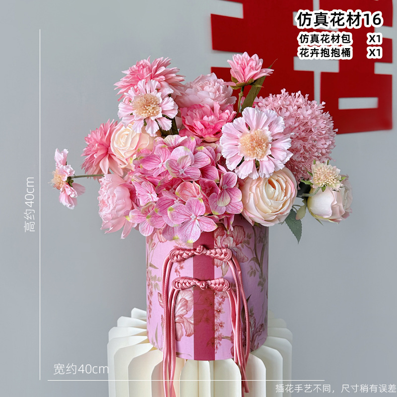 ロマンチックな雰囲気の模擬フラワーアート結婚式の部屋の装飾結婚式の宴会リビングルームのテーブルフラワーアレンジメントベッドサイド模擬フラワーウェディングデコレーション|undefined