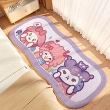 仿羊绒可爱卡通ins高级加厚客厅卧室床边毯床尾毯地毯飘家用地毯
