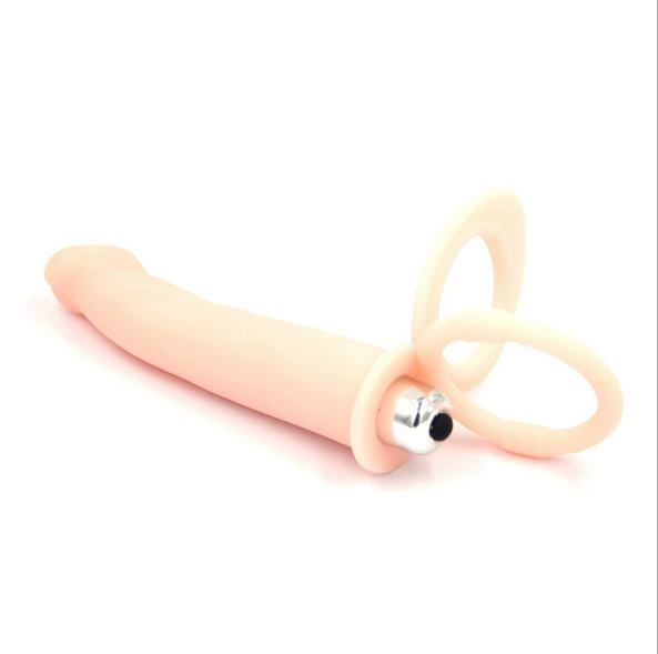 Silicone backyard anal plug 10 frequency vibration silicone simulation penis dual -pronged Amazon Speed on the Amazon Smooth WISH source