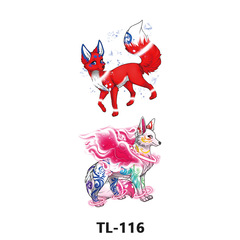 New stylish small-patterned tattoo stickers: delicate black-and-white designs featuring plants, flowers, and animals—perfect for women.