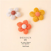 Cloth handmade, hair accessory flower-shaped, velvet clothing, Japanese and Korean, flowered