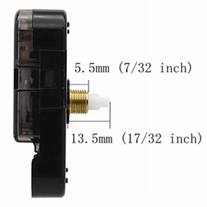 Reloj de pared de cuarzo movimiento mudo reloj de montaje de piezas de reparación de reemplazo con pilas mecanismo de reloj movimiento