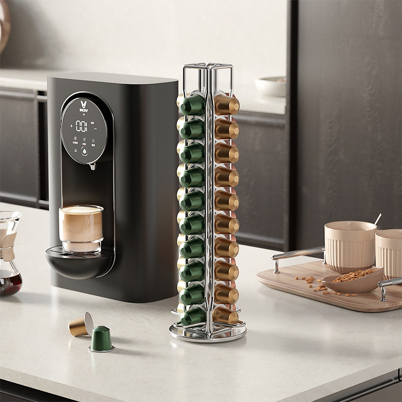 Household Products Electroplated Nespresso Capsule Rack Iron Storage Rack Coffee Capsule Rack Display Rack Storage Rack