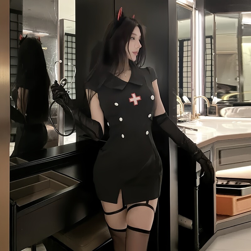 Sexy Lingerie Japanese Nurse Uniform Set Doctor Halloween Cosplay Female