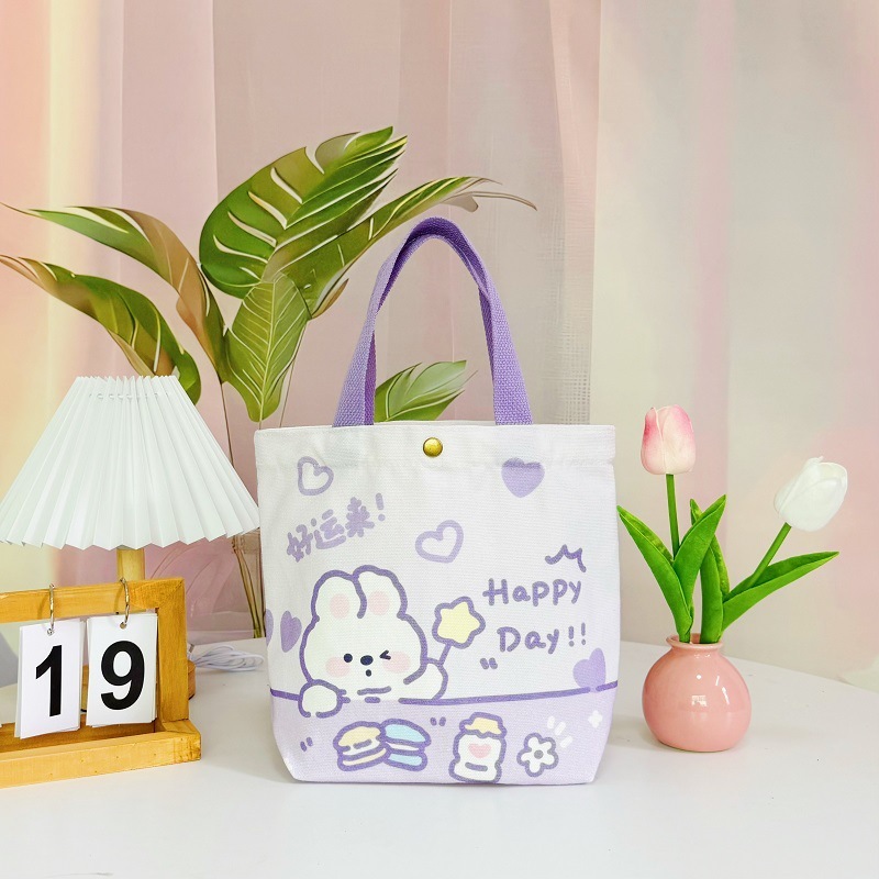 六一子供の漫画の手のキャンバスバッグ子供の日の幼稚園のかわいいプレゼントのキャンバスバッグの手提げ袋のプレゼント袋|undefined