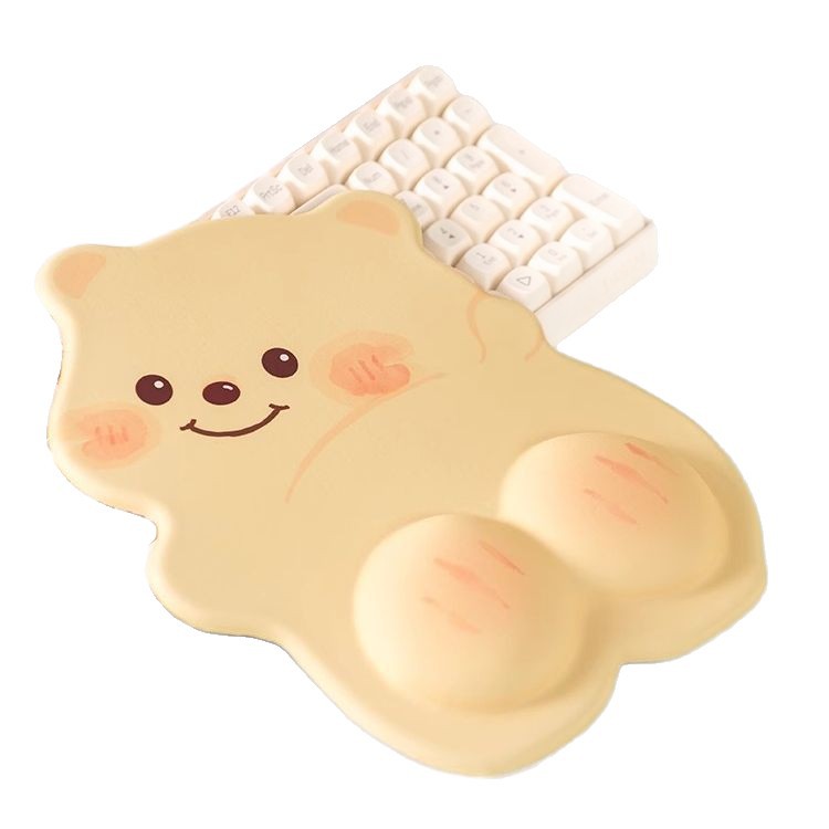 E-deportes oso mouse pad muñeca niñas oficina adorable almohadilla de mesa de alto valor de cara computadora teclado almohadilla muñeca
