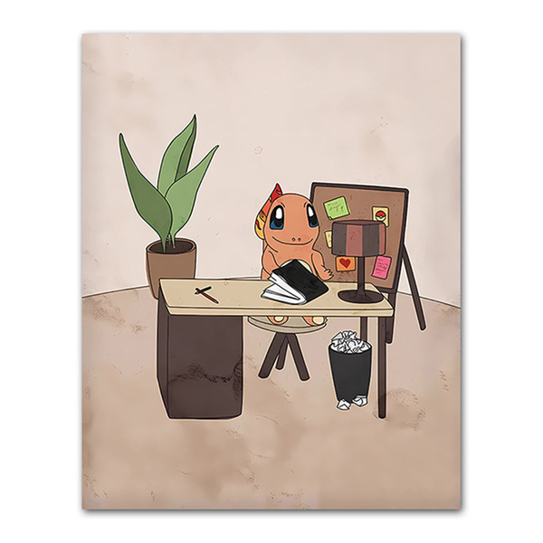 Cross -border Shopee Japanese anime decorative painting Pokémon…