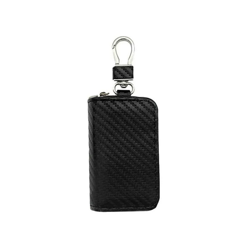 Новая трансграничная сумка для ключей из волокна для мужчин и женщин, многофункциональная сумка на молнии, сумка для хранения большой емкости, красивая универсальная модель