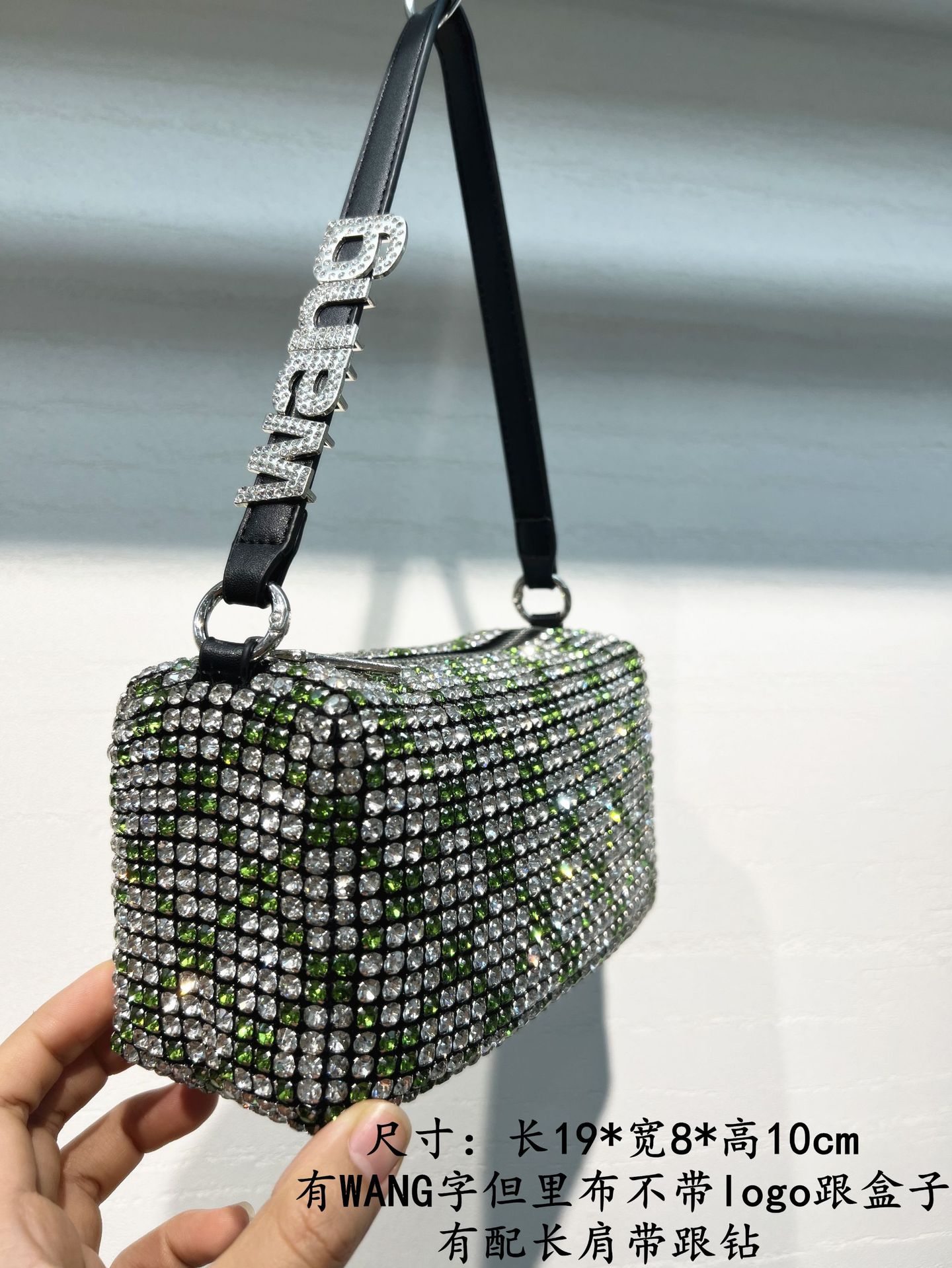 Bolsa de gala bolsa de mujer llena de diamantes bolsa de cubo con diamantes 2022 bolsa de mujer crossbody gran rey bolsa de diamantes pic 24
