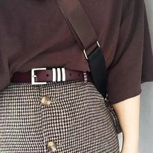 欧美时尚潮流女士皮带百搭帅气细腰带装饰西装大衣牛仔裤带学生潮
