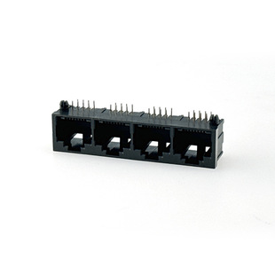 Network Interface Connector RJ45 Series Lightless Half Pack 4-port Network Connector Network Cable Crystal Head Socket