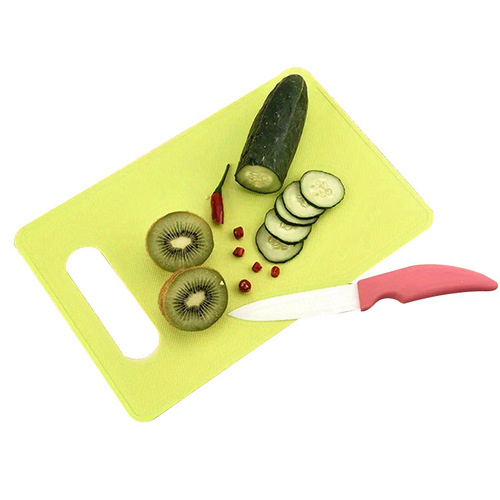 Square PP plastic cutting board multifunctional food preparation salad cutting board for home use double-sided cutting board wholesale