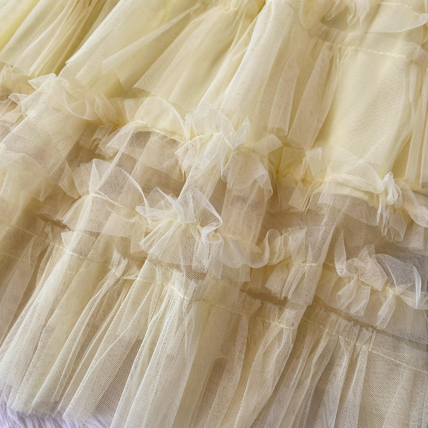Ethereal Cake Skirt For Women Sweet Bow Mesh Puffy Ruffle Skirt Youthful And Gentle Style New_ecoleips.com