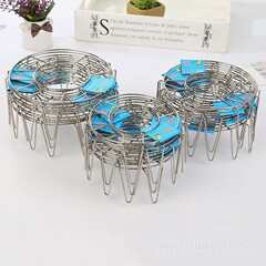 2元ステンレス無磁三脚高脚蒸架厨房上質断熱隔水蒸飯蒸菜鋼蒸架