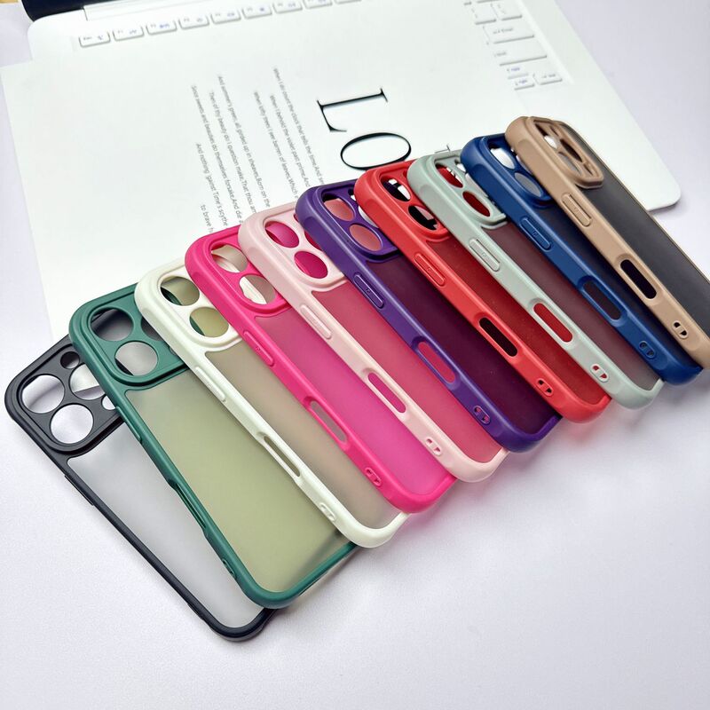 IPHONE16pro つや消し肌の感触 PC+TPU 携帯電話ケース 17PROMAX 新しい在庫 15/14/13 に適しています。|undefined