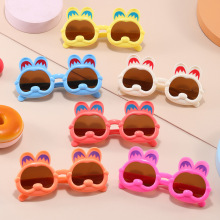 伽菲猫造型卡通儿童墨镜男童女童遮阳太阳镜玩具装饰猫耳朵眼镜