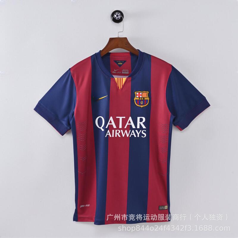 复古巴萨球衣10号梅西11号内马尔经典球衣巴塞罗那球衣全系可印号|undefined