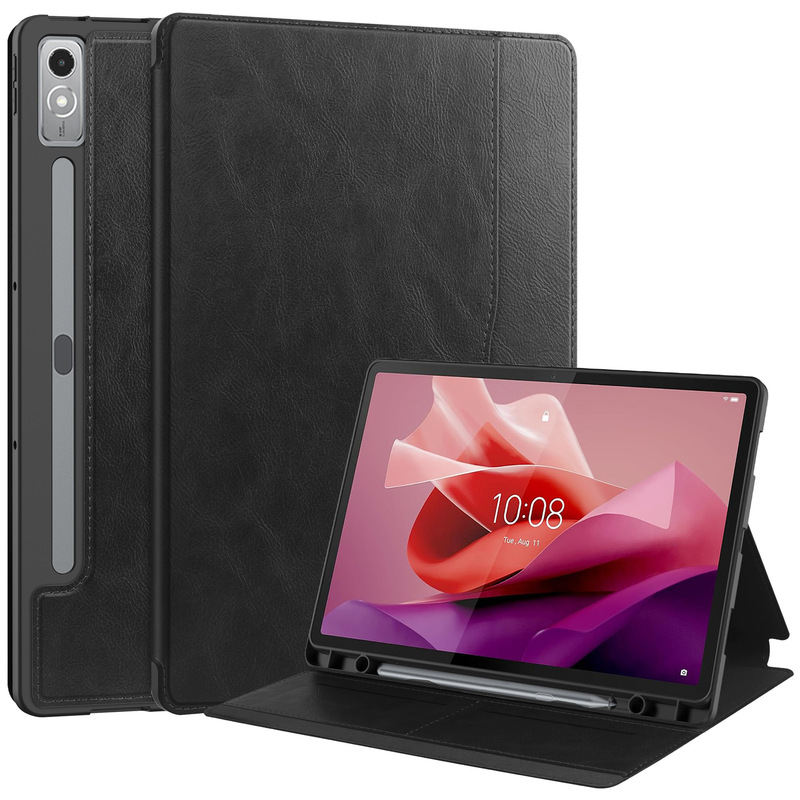 Suitable for Lenovo P12 12.7 Tablet Protective Case, Extraordinary Business Style with Pen Slot, Compatible with Xiaoxin Pad P12.7 Leather Case