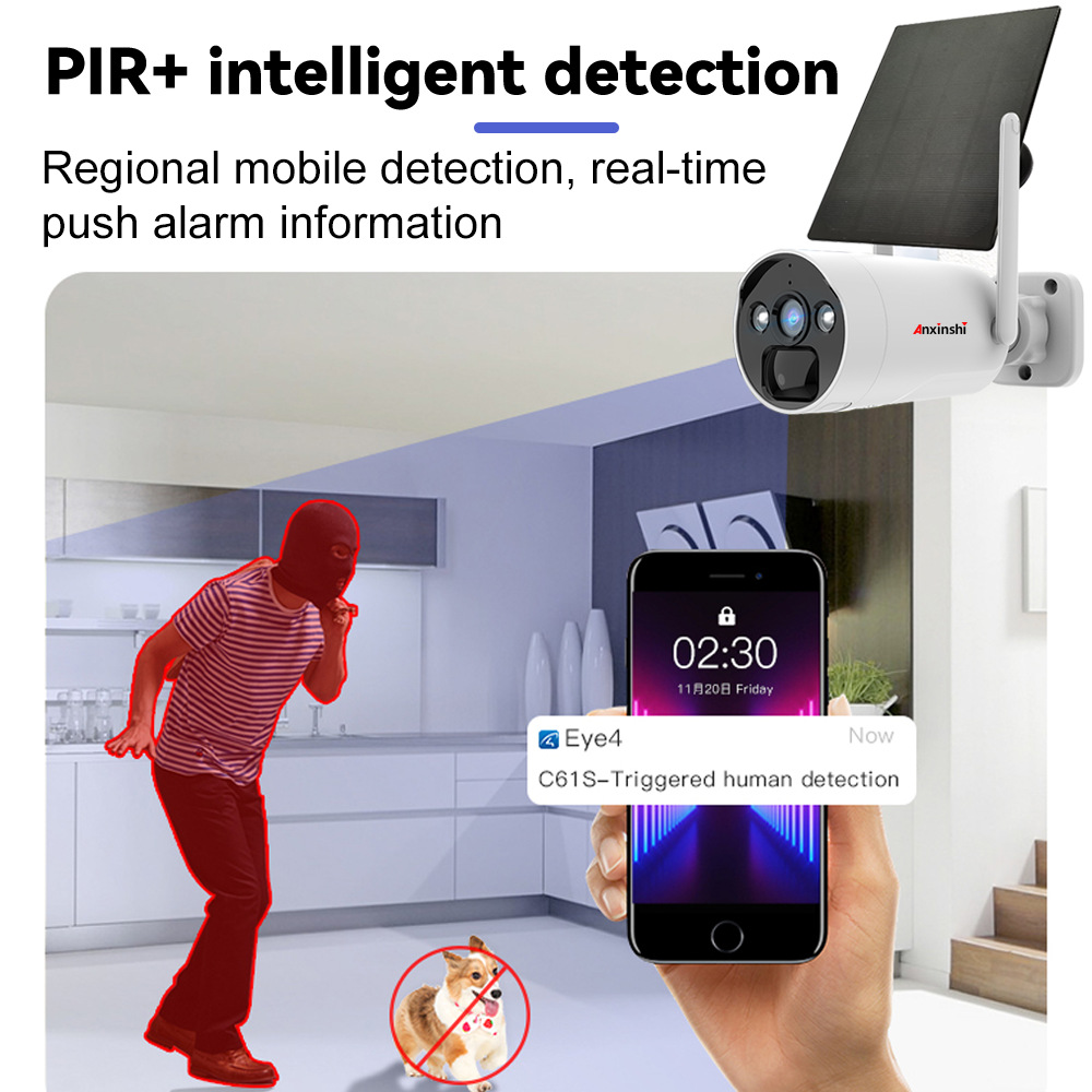 4/8 güneş paneli WIFI kamera kablosuz ağ video gözetim DVR
