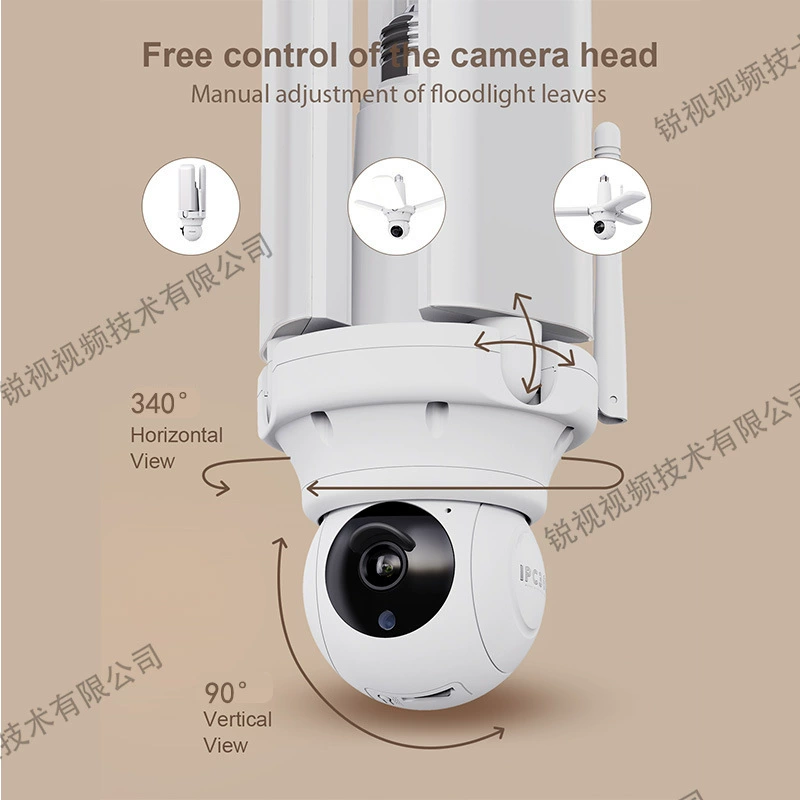 Сверхяркая складная камера видеонаблюдения CCTV, спортивная, с умной сигнализацией