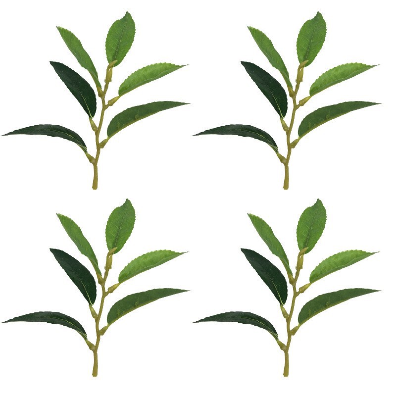 Artificial tea green plant Anji White Tea Maojian tea red green tea single-piece weighing project DIY decoration wholesale