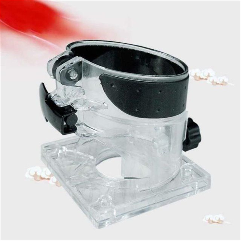 修边机底座大号透明罩电木铣雕刻机小罗机保护罩外壳电动工