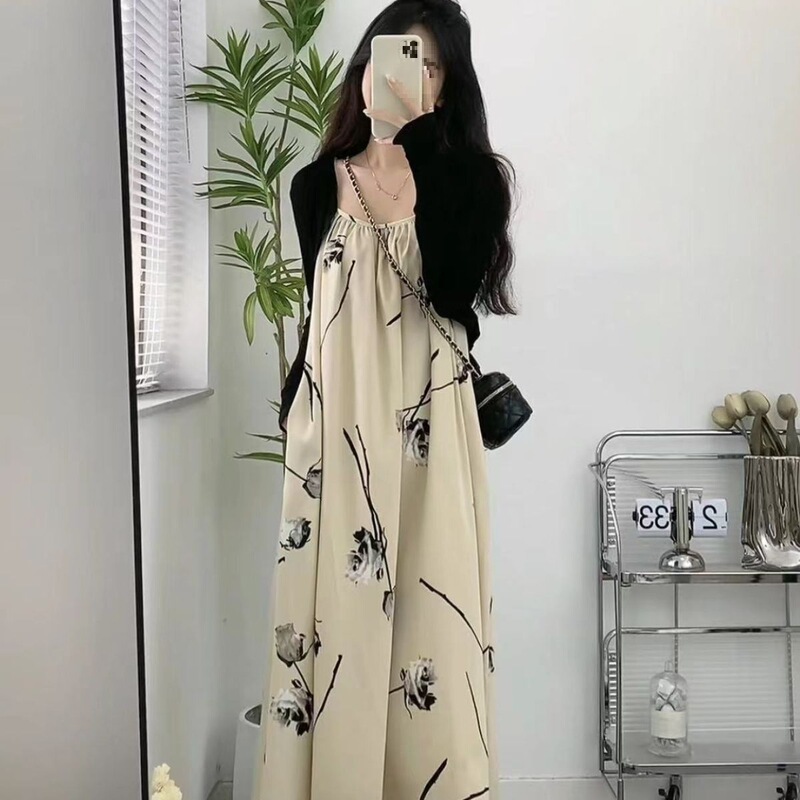 Spring and Autumn Maternity Dress Fashionable Korean Style New Style for Outer Wear during Pregnancy to Cover the Belly Without Showing Pregnancy Loose Two-Piece Set for Pregnant Women