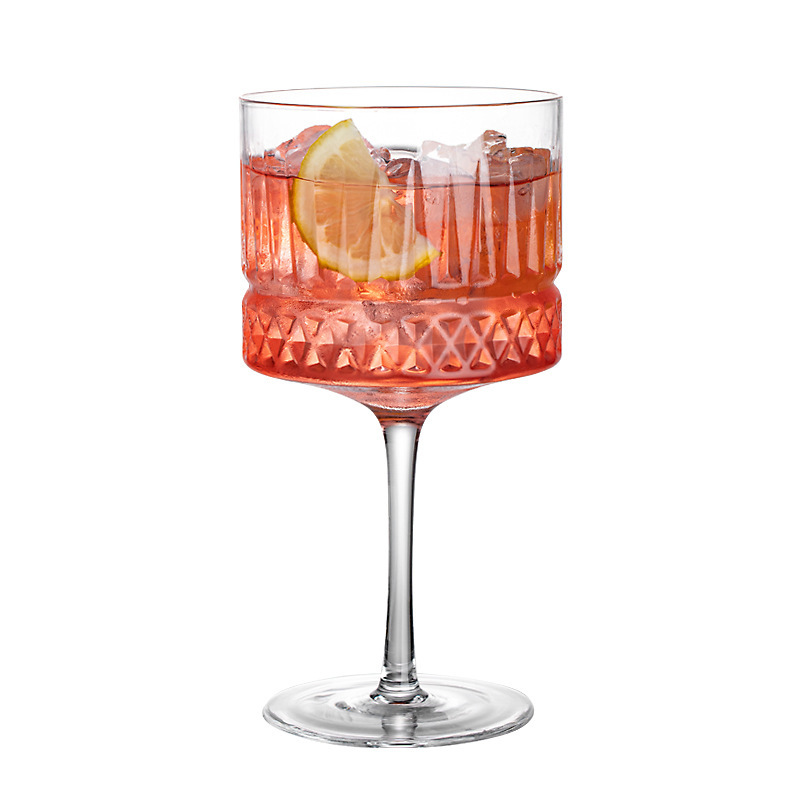 Alicia Highfoot Cocktail Taza cortesina con flores cortesina Classic Martini Taza de champán de boca ancha