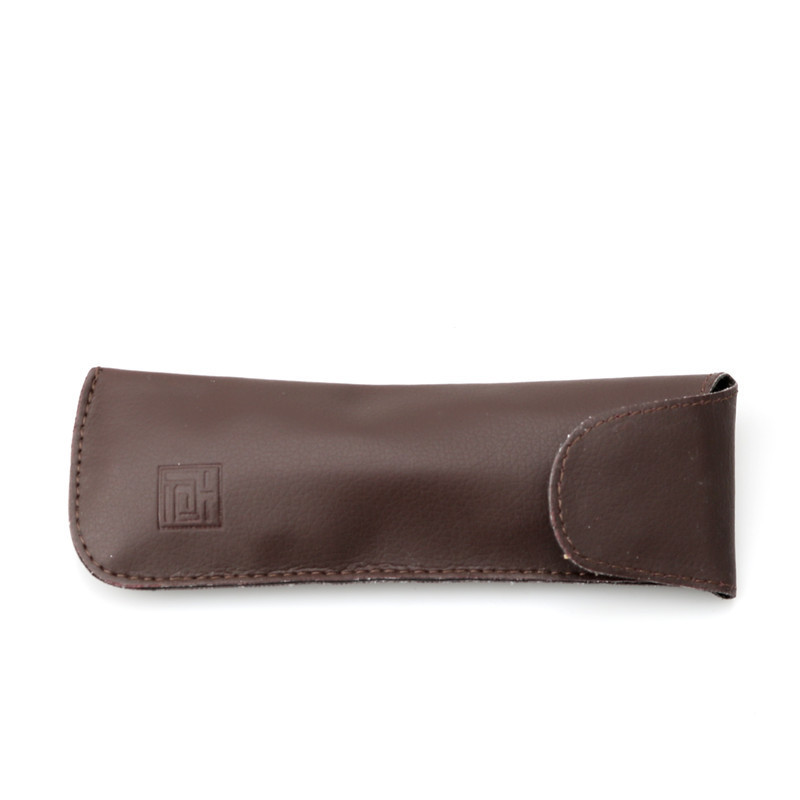 New s fashion glasses leather case mini glasses case convenient glasses bag reading glasses leather case brown leather cover eye