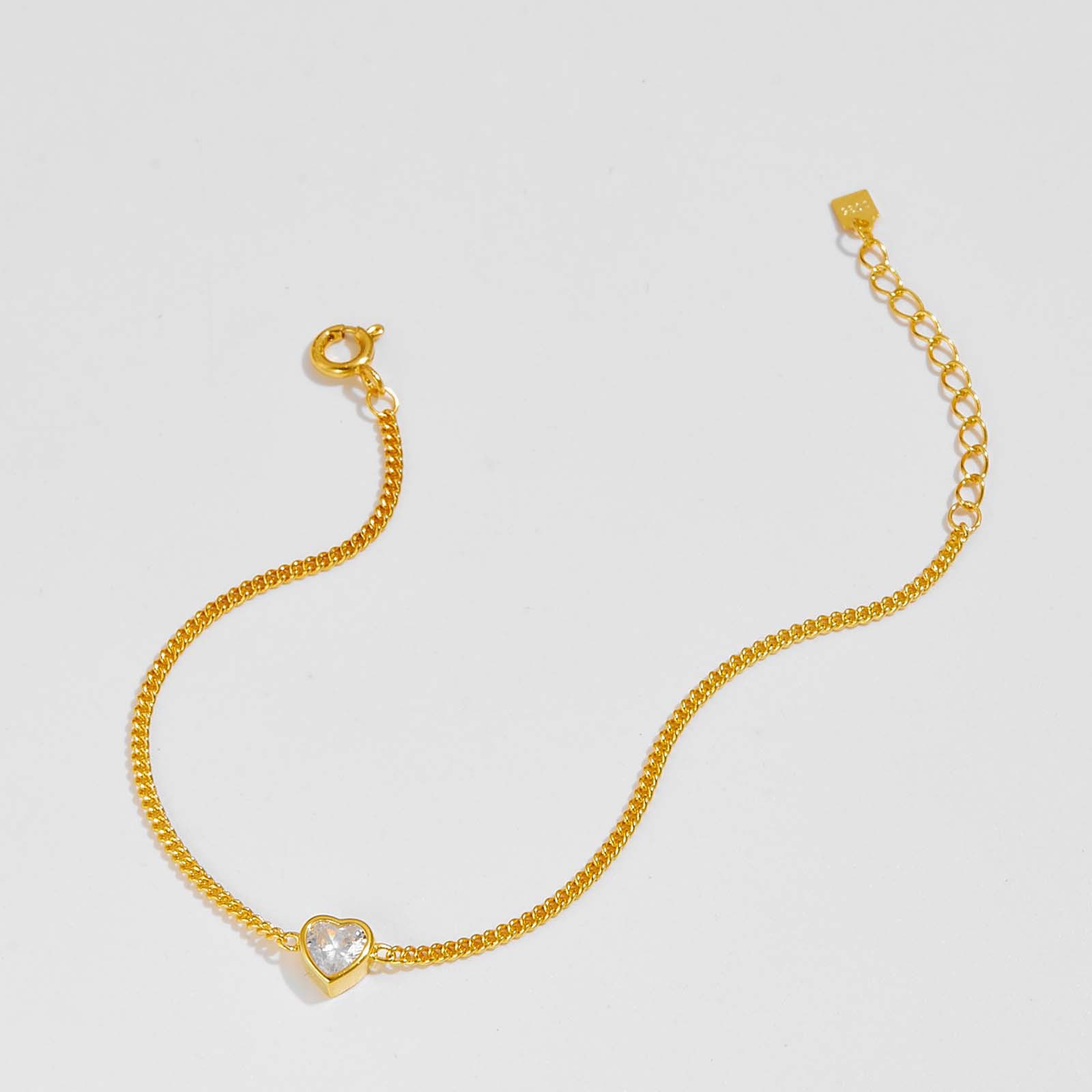 Bracelets Classification 925 sterling silver Chain Material Tennis Chain Chain Type 1 Piece Quantity 925 Sterling Silver Bracelets Simple Style Commute