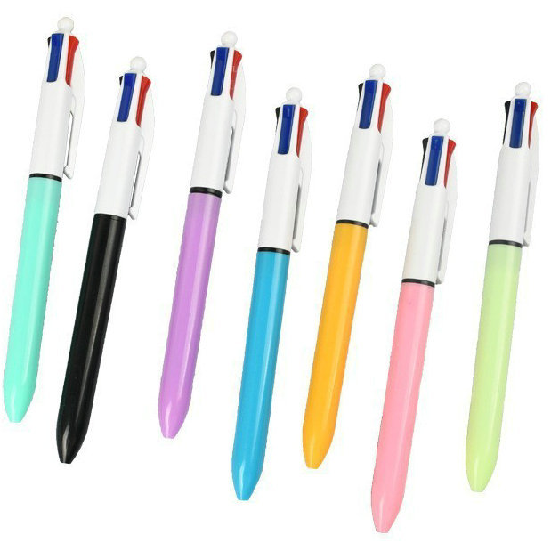 Usar pluma de color pluma regalo a juego Oficina colorido cepillo preguntas papelería exposición personalizada publicidad contabilidad bolígrafo