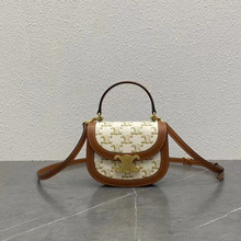 老花凯旋门马鞍包2024新款复古高级感时尚单肩斜挎手提通勤女包潮