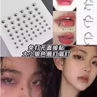 Губные гвозди без перфорации Кольцо для губ Spicy Girl Demon гвоздь Полушарное полушарие наклеивание ушных гвоздей