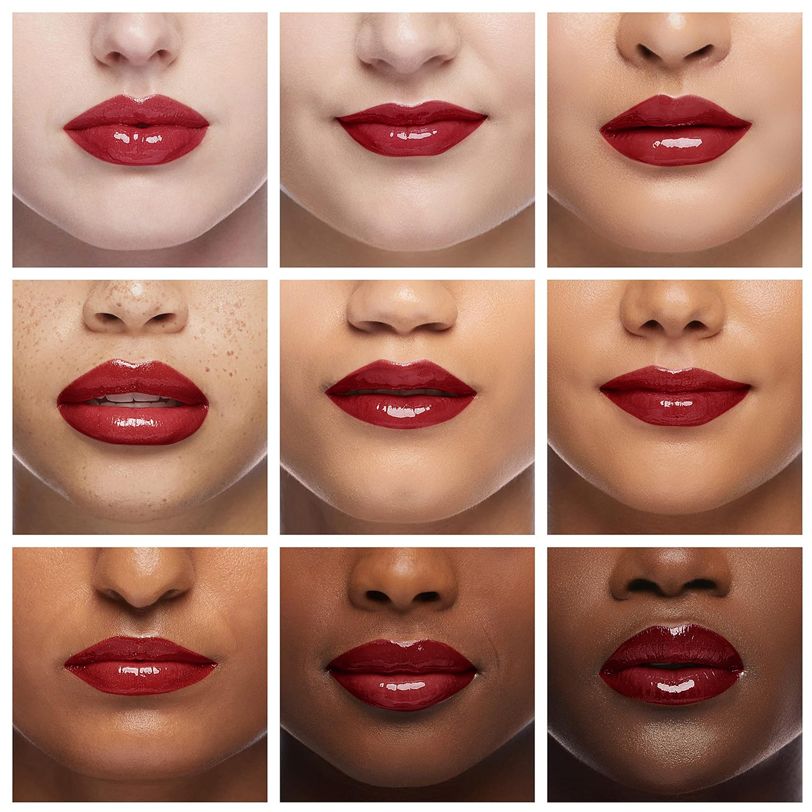 Cross-border makeup lip gloss 8-color pearlescent lip gloss, European and American lip and cheek dual-purpose lipstick, easy-to-apply lip gloss undefined