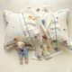 2024 New Maternal and Infant Grade Class A Double Layer Cotton Yarn Pillowcase Infant Cartoon Small Pillowcase Mother and Child Envelope Pillowcase 30