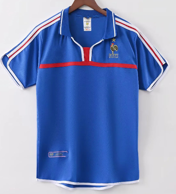 Camiseta de fútbol retro clásica versión nostálgica Brasil España México Alemania Serie transfronteriza Camiseta de una pieza