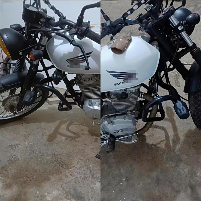 Motorcycle bumper front bumper 125.150 modified surround thickened anti-drop universal competitive anti-drop bumper