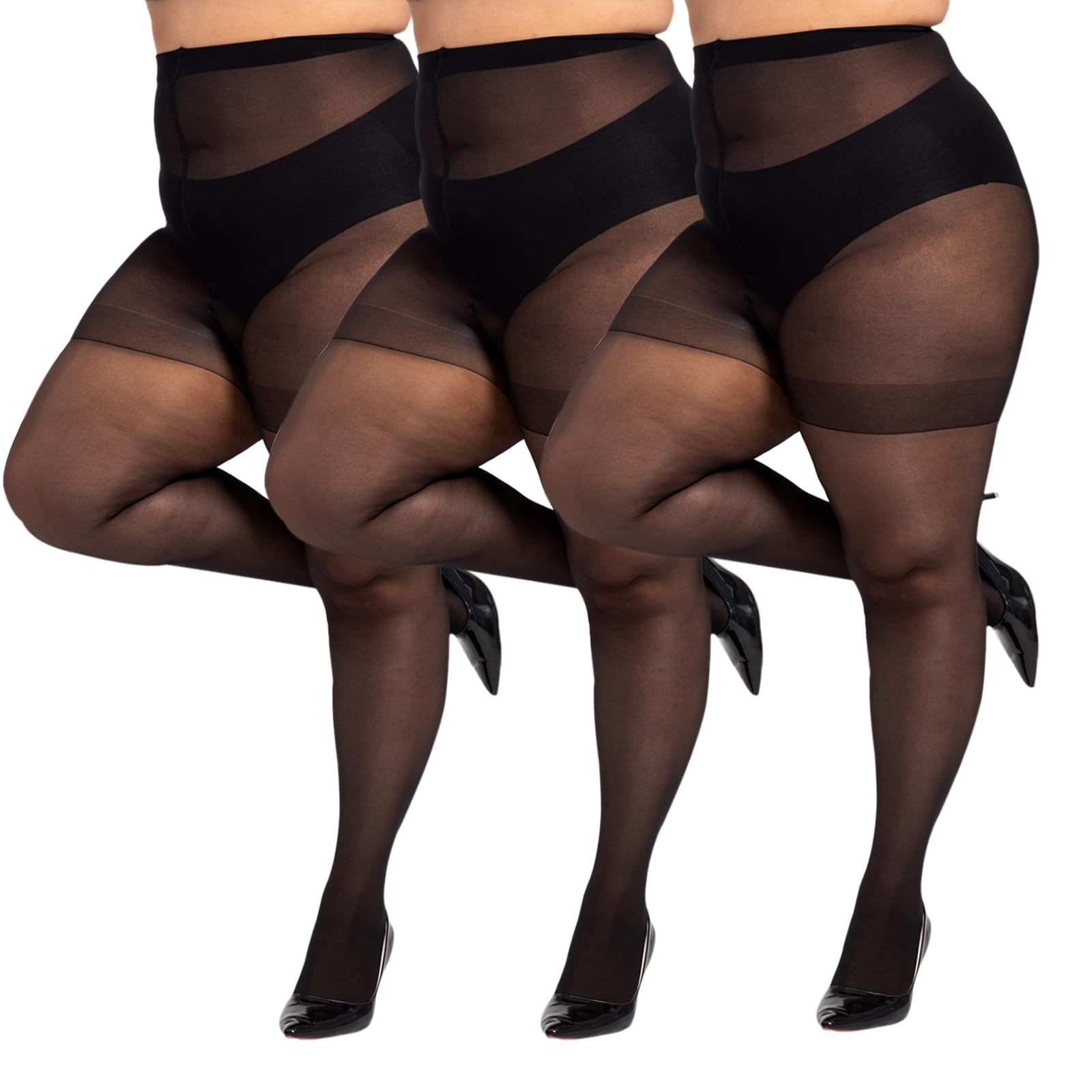 Cross-Border Amazon Plus-Size Stockings European and American First-Line Crotch Multi-Size Non-Slip 150kg Fat mm Pantyhose for Women